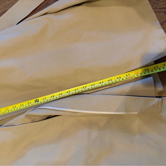 Zara Long Trench Coat beige size S (fits S, M, L) - Picture 6 of 6